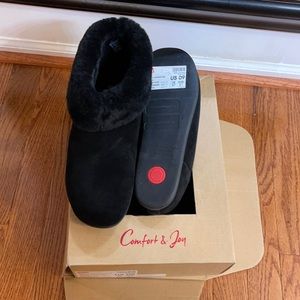 Sarah Suede/Shearling Slippers Size 9